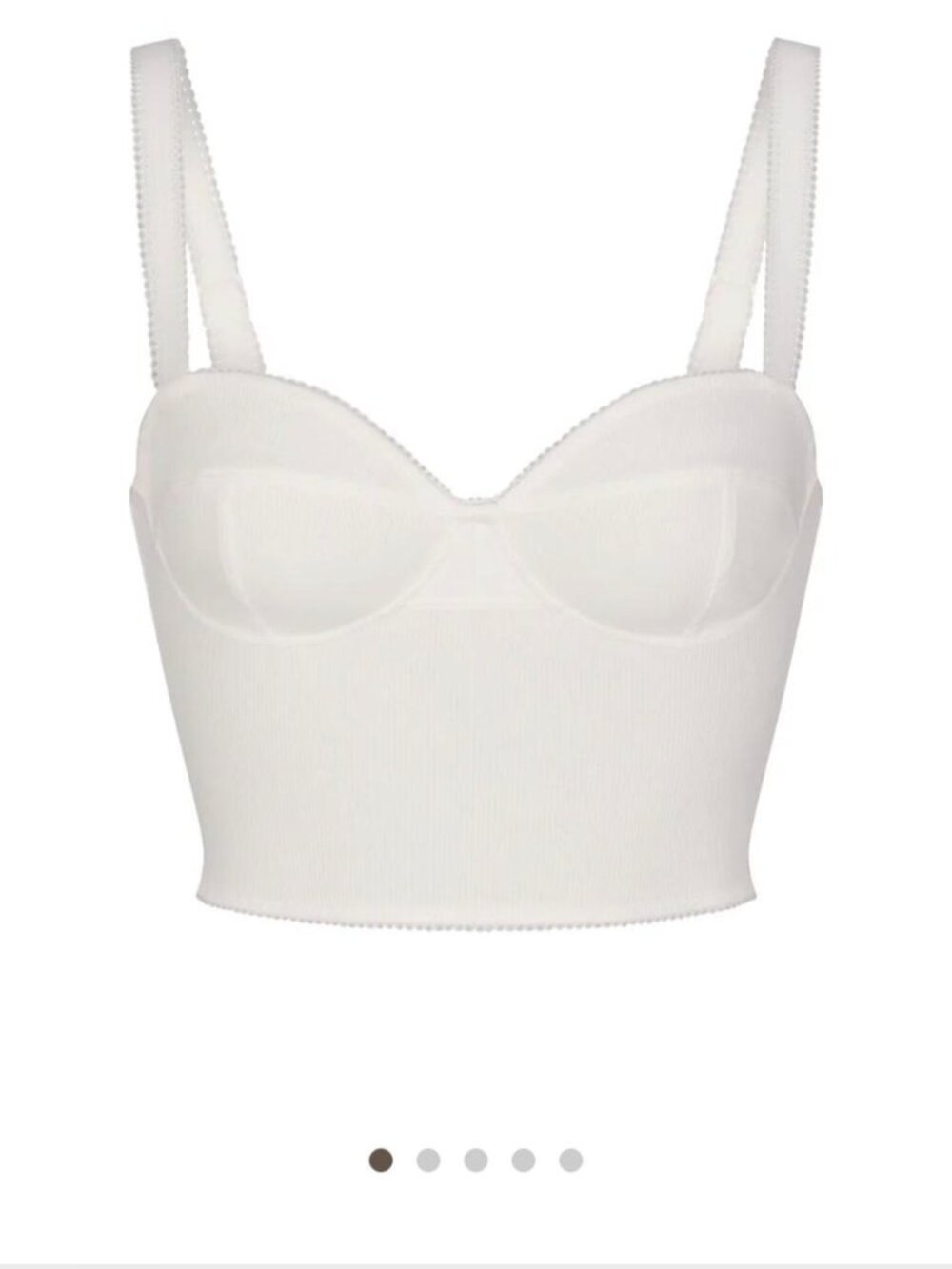 🤍SKIMS Cotton Rib Cami Top | Marble |  M | NWT 🏷️